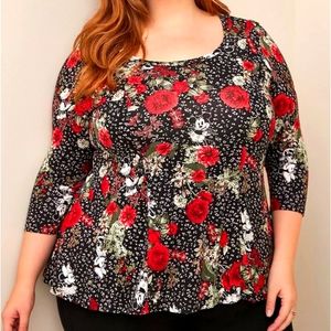 ❤️NWT VINTAGE TORRIID MICKEY MOUSE TOP FLORAL FIT & FLARE DISNEY PLUS SIZE